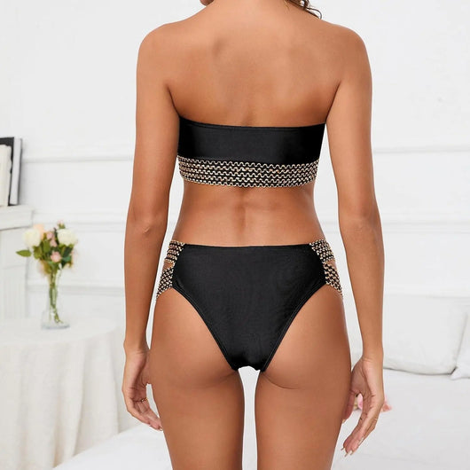 Biquíni Vera Preto Milly Cherry